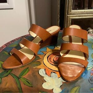 Sarah Flint size 41 brown genuine leather wedges